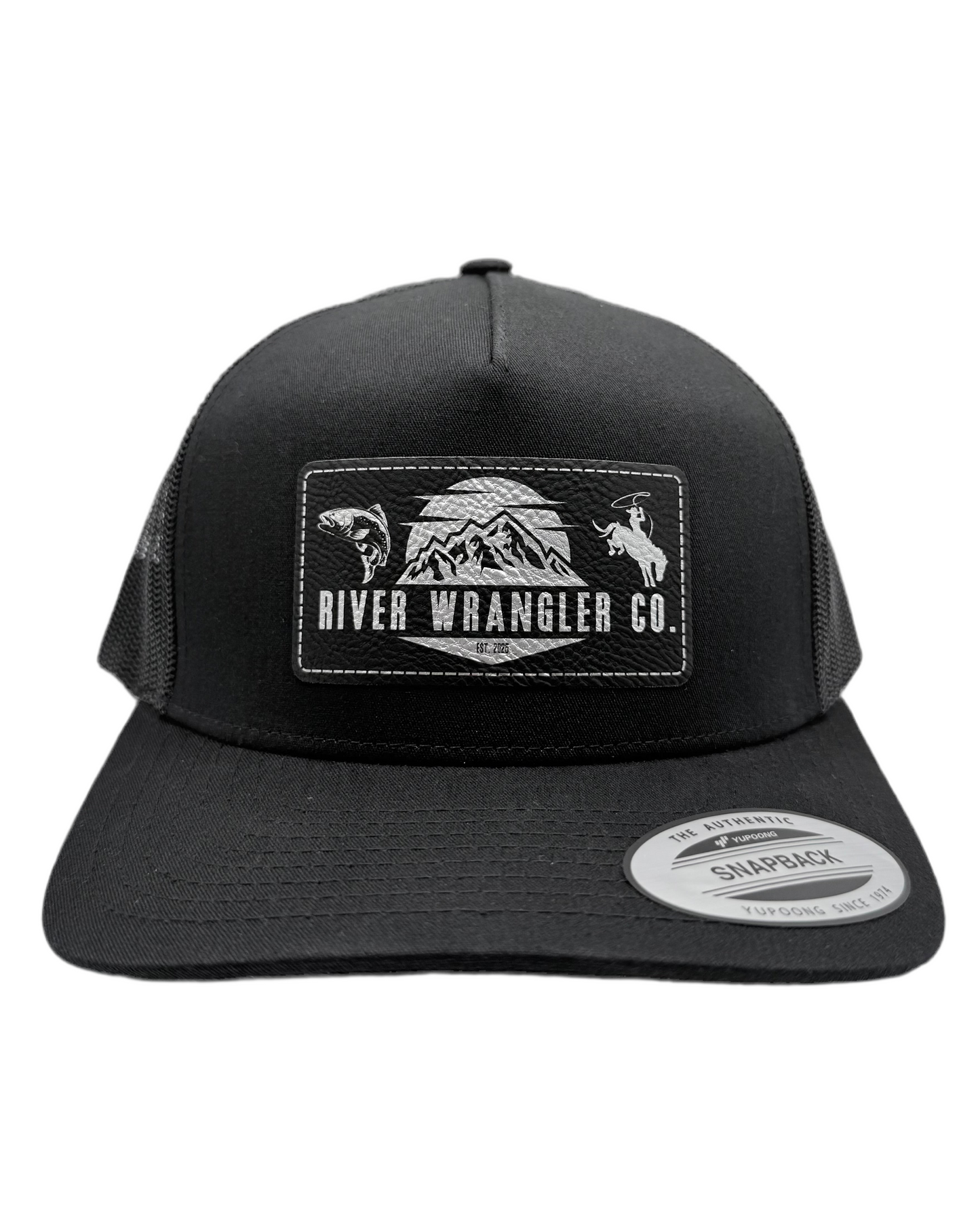 RWC Original Hat / Black / Leather Patch