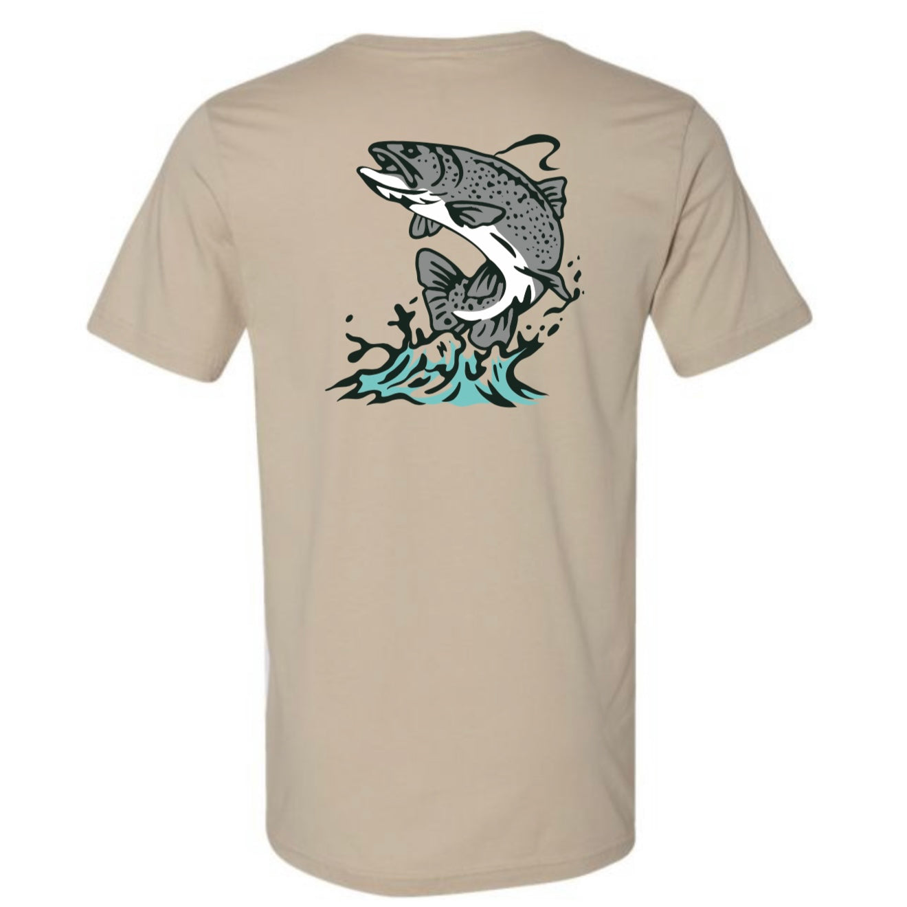 Trailside Trout T-Shirt / Heather Tan