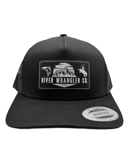 RWC Original Hat / Black / Leather Patch